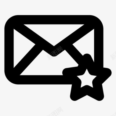邮件收藏夹标记图标图标