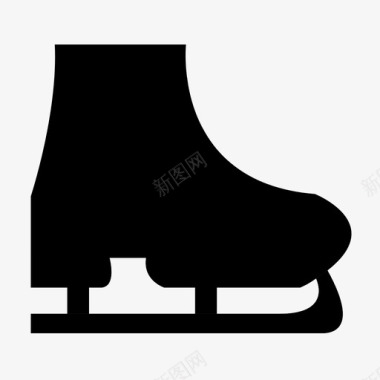 溜冰鞋鞋滑雪图标图标