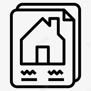 合同施工图标图标