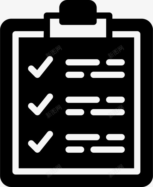 剪贴板应用程序按钮图标svg_新图网 https://ixintu.com Pretyconsessentialssolid 交互 剪贴板 应用程序 按钮 文件 通信