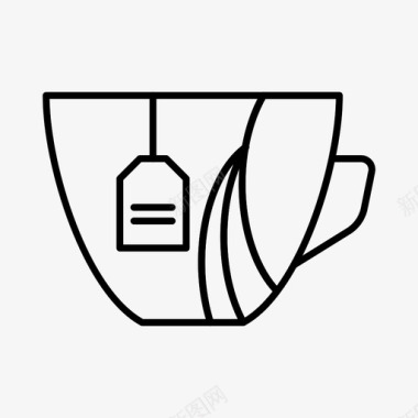 一杯茶咖啡饮料图标图标