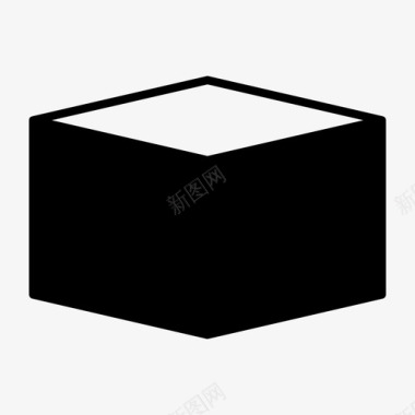 盒子立方体传送盒图标图标