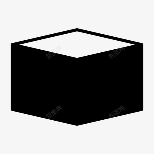 盒子立方体传送盒图标svg_新图网 https://ixintu.com 传送盒 包装盒 包裹 盒子 立方体