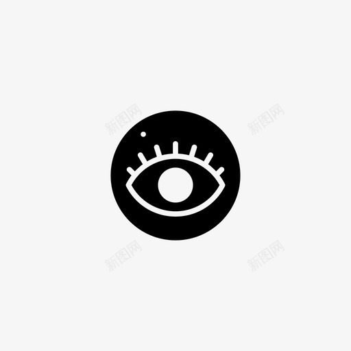 眼睛眼睛检查健康图标svg_新图网 https://ixintu.com 健康 医疗 生活图标填充 眼睛 眼睛检查