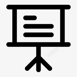 课程展示教育课程展示板图标高清图片