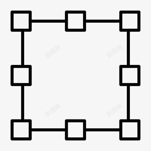 面积形状正方形图标svg_新图网 https://ixintu.com 基本包装薄 形状 正方形 面积