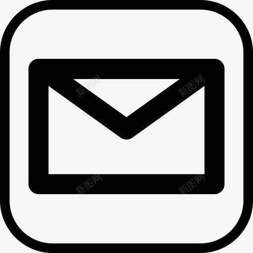 未读邮件界面指示图标svg_新图网 https://ixintu.com 指示 未读邮件 界面