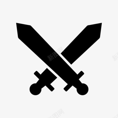 剑安全钢铁图标图标
