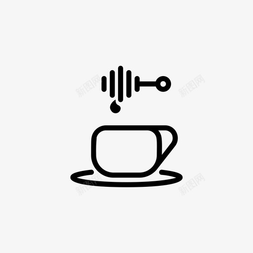 茶杯咖啡凉茶图标svg_新图网 https://ixintu.com 凉茶 咖啡 咖啡和茶 杯子 茶杯 蜂蜜