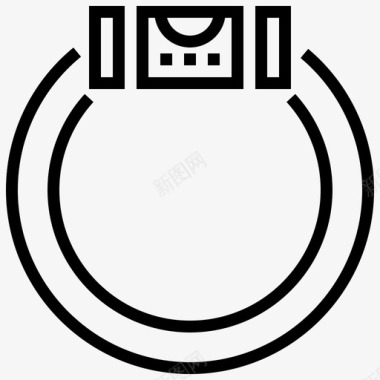 戒指中文节日图标图标