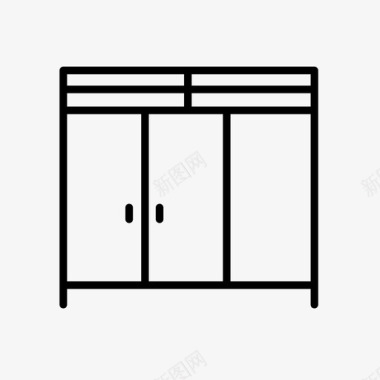 衣柜家具2套图标图标