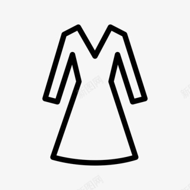 衣服时装女士图标图标