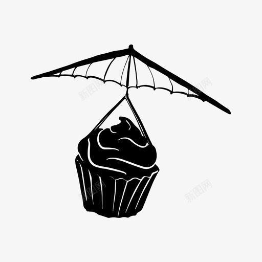 纸杯蛋糕巧克力甜点图标svg_新图网 https://ixintu.com 巧克力 手绘素描 漂浮 点心 甜点 纸杯蛋糕 通畅