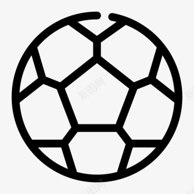 足球联赛体育图标图标