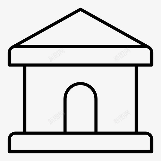 住宅房地产客房图标svg_新图网 https://ixintu.com 住宅 客房 房地产 房地产系列1