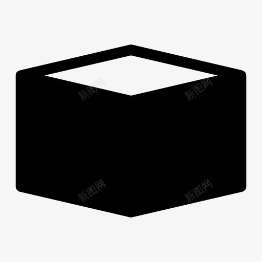 盒子立方体传送盒图标svg_新图网 https://ixintu.com 传送盒 包装盒 包裹 盒子 立方体