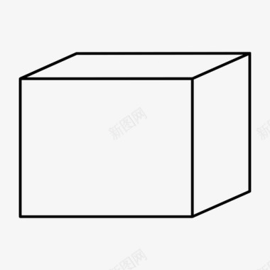 盒子纸板纸箱图标图标