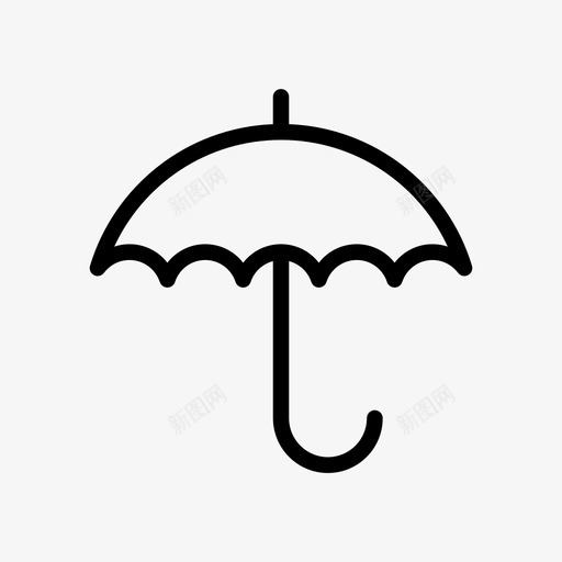 伞配件布图标svg_新图网 https://ixintu.com 伞 布 衣服圆形 购物 配件 雨