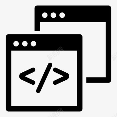 应用程序编码开发html编码图标图标
