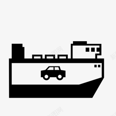 neo散货船汽车运输图标图标