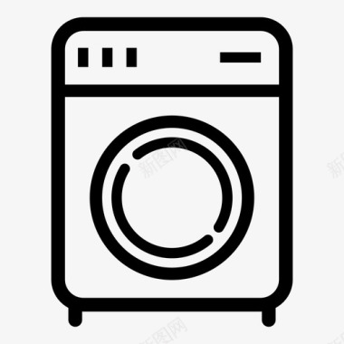 洗衣机清洁剂设备图标图标