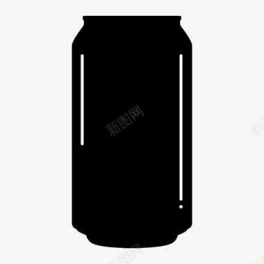 啤酒罐苏打水罐头图标图标
