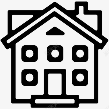 房屋住宅别墅图标图标