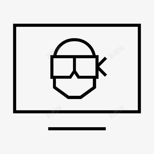 电脑犯罪黑客图标svg_新图网 https://ixintu.com 电脑犯罪黑客