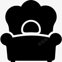 装饰软垫软垫沙发家具座椅图标高清图片