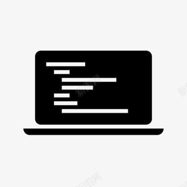 代码编码笔记本电脑图标图标