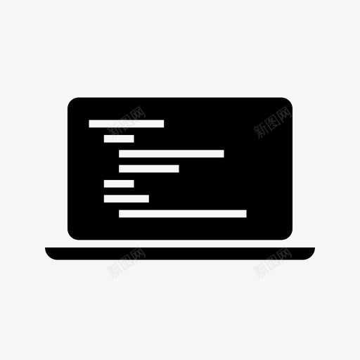 代码编码笔记本电脑图标svg_新图网 https://ixintu.com 代码 电脑 笔记本电脑 编码