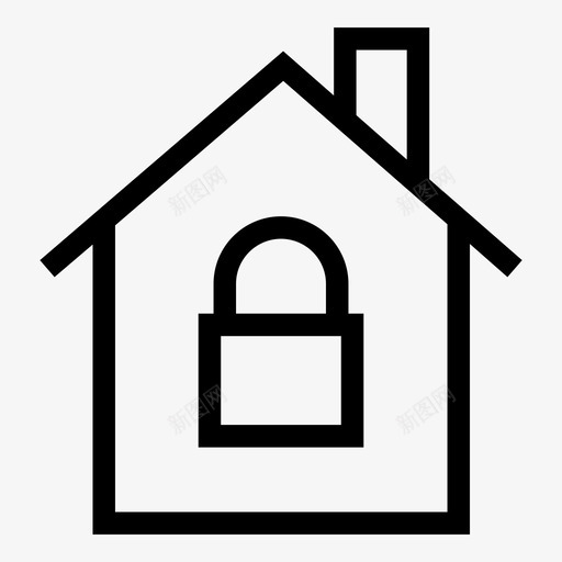 家庭安全保卫图标svg_新图网 https://ixintu.com 家庭安全保卫