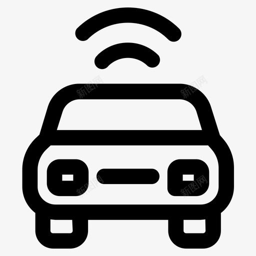 汽车gps跟踪器信号图标svg_新图网 https://ixintu.com gps跟踪器 wifi 信号 汽车