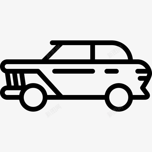 复古汽车汽车复古图标svg_新图网 https://ixintu.com 复古 复古汽车 汽车 运输方式