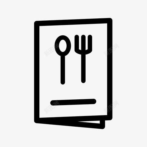 食谱书菜单栏菜单本图标svg_新图网 https://ixintu.com 菜单本 菜单栏 食谱书 餐厅 餐厅菜单