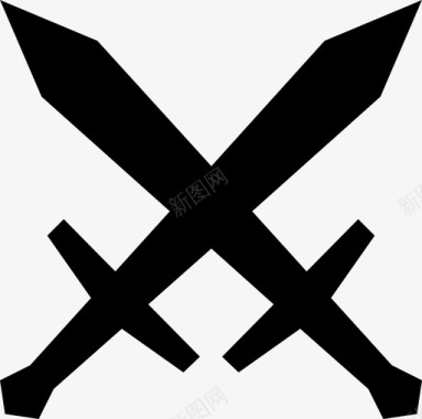 剑致命武器骑士图标图标