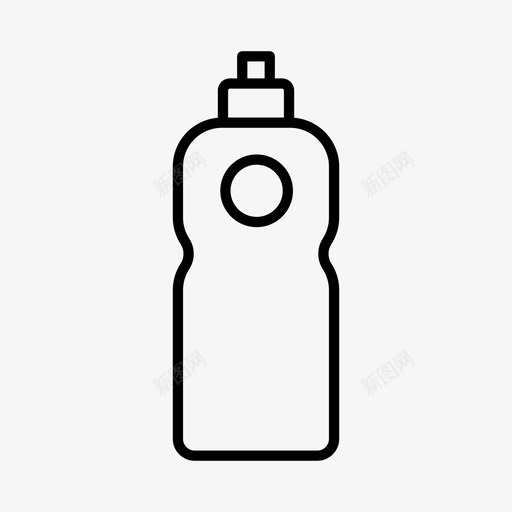 洗涤液瓶子清洁剂图标svg_新图网 https://ixintu.com 家务 洗涤液 清洁剂 瓶子