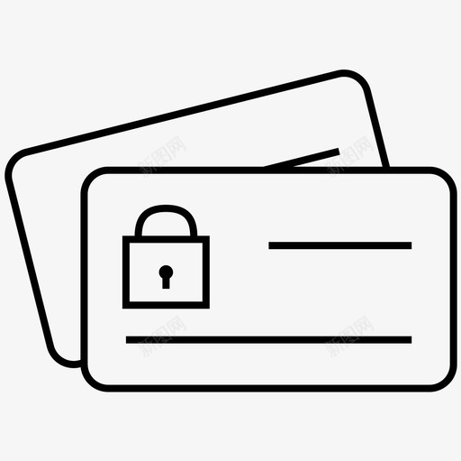 安全资金信用卡安全图标svg_新图网 https://ixintu.com 信用卡 安全 安全资金
