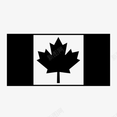 加拿大国旗枫叶图标图标