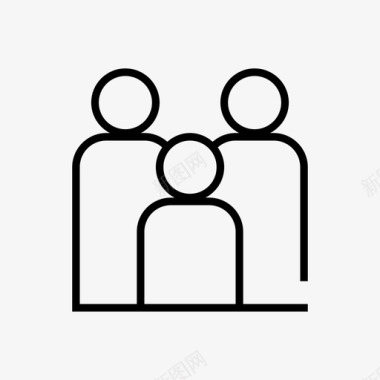 家庭夫妻团体图标图标