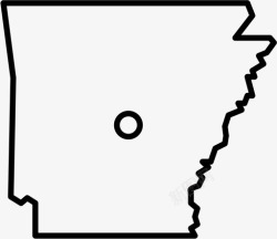 石城阿肯色州美国城市图标高清图片