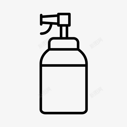 化妆品美容瓶子图标svg_新图网 https://ixintu.com 化妆品 护发 晒黑 瓶子 美容 造型师