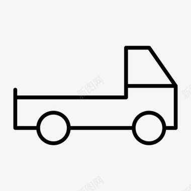 汽车运输运输包装图标图标