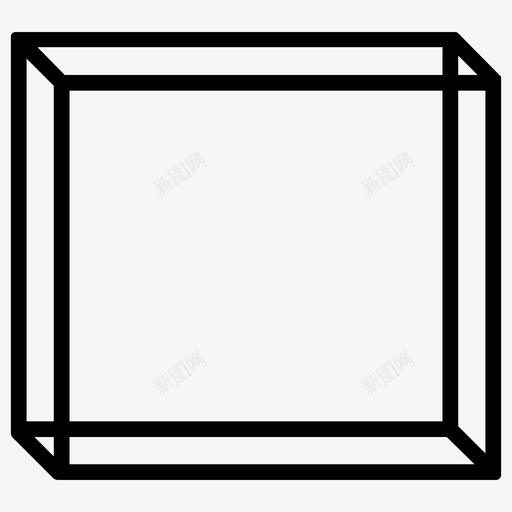 几何体立方体形状图标svg_新图网 https://ixintu.com 几何体 形状 立方体