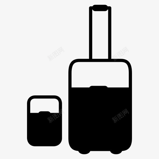 行李包假日图标svg_新图网 https://ixintu.com 休息室 假日 假期 包 旅行包 行李