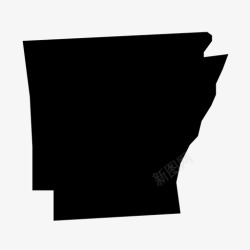 阿肯色阿肯色州美国地理图标高清图片