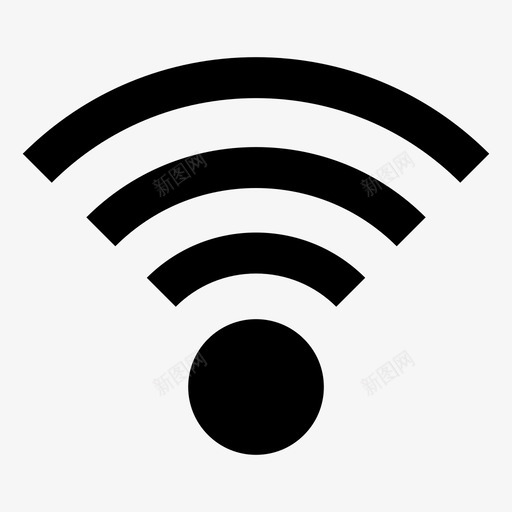 wifi信号材质ui图标svg_新图网 https://ixintu.com wifi信号 材质ui