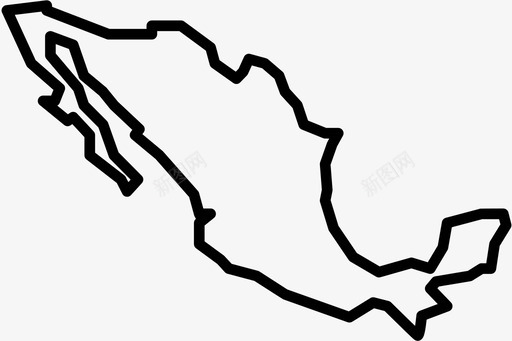 墨西哥美洲中部图标图标