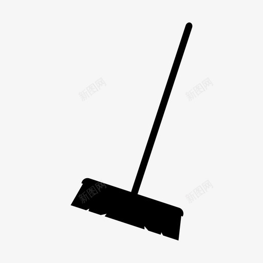 扫帚清洁器设备图标svg_新图网 https://ixintu.com 地板 工具 扫帚 清洁器 设备