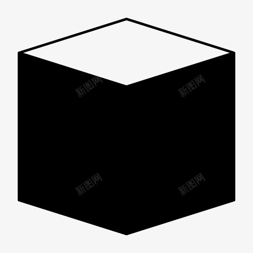 开箱纸箱包装图标svg_新图网 https://ixintu.com 包装 包裹箱 开箱 纸箱
